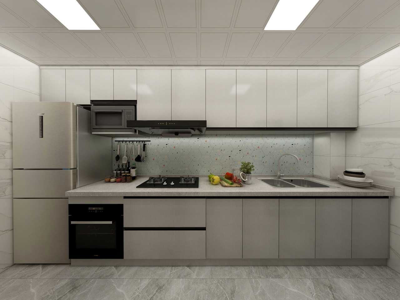 鵬鴻生態(tài)板全屋定制-現(xiàn)代簡(jiǎn)約風(fēng)格衣柜