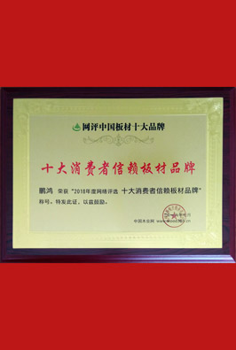 十大消費者信賴板材品牌